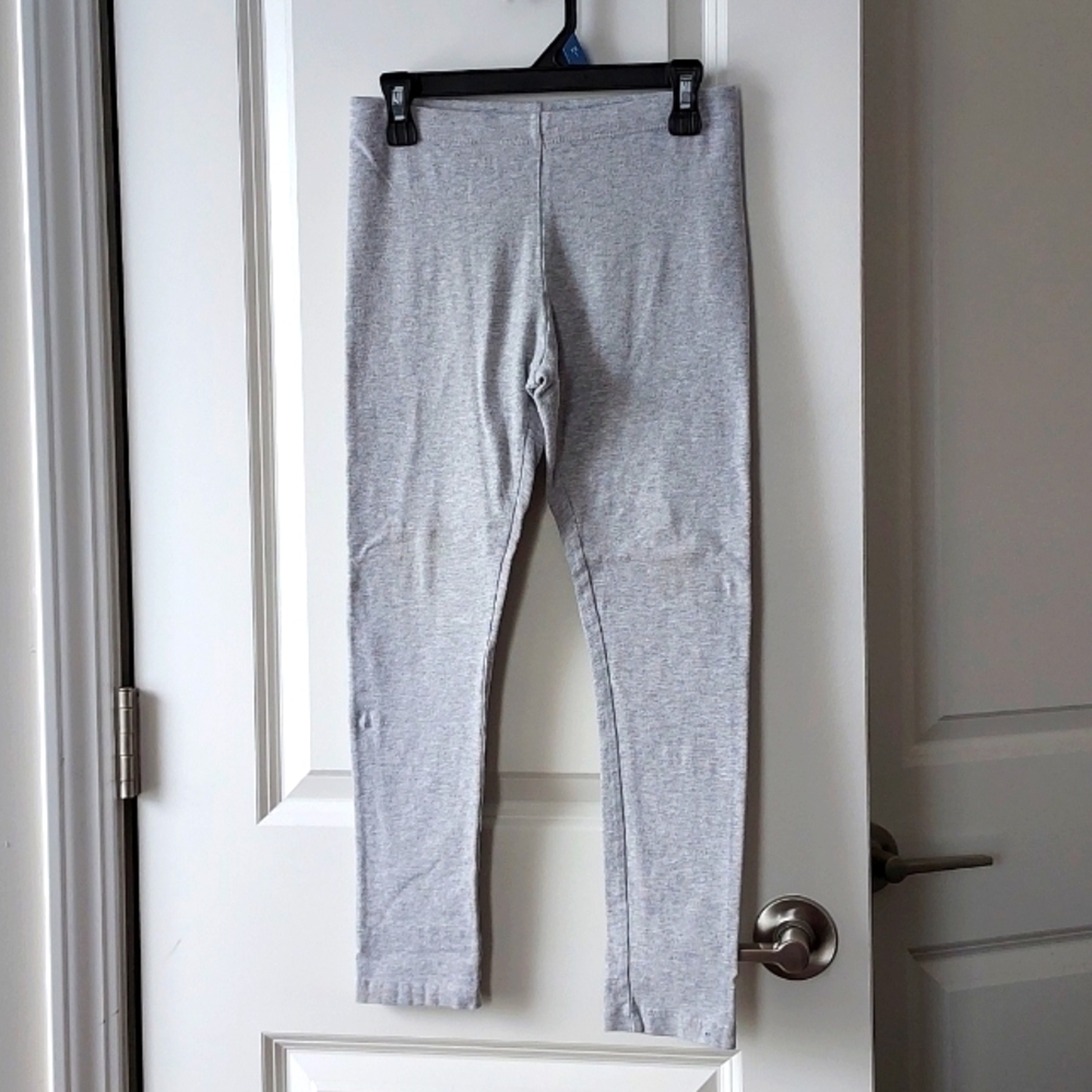 Wonder Nation girls grey white pants large (10-12)